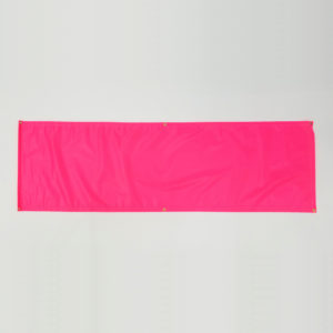 Vinyl Banner - Fluorescent Pink